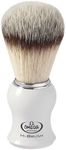 Omega of Italy Hi-Brush Synthetic Shaving Brush, White