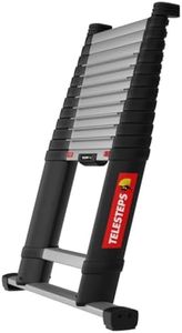 Telesteps PrimeLine 7224100781 Telescopic Ladder with Stabiliser/Aluminium Ladder 4.1 m