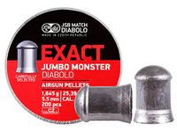 JSB Match Diabolo Exact Jumbo Monster .22 Cal, 25.39 Grains, Domed, 200ct