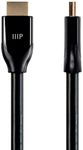 Monoprice 4K Certified Premium High Speed HDMI Cable - 4K60Hz, 18Gbps, HDR, 6ft, Black - 2 Pack