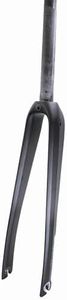 WCS 700C Carbon Fiber Road Bike Gravel Bike Fork 1-1/8" Straight Steerer Flat Mount Disc Brake Lightweight