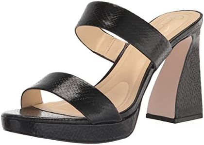 Jessica Simpson Women's Diza Platform High Heel Sandal Heeled, Black, 11