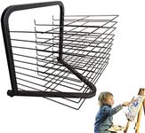 Art Drying Rack Wall Mount or Tabletop Sturdy Metal Art Stand Creative Mark Art Drying Rack for Artist Painting Panels Paper and Prints