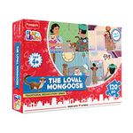 Funskool Play & Learn-The Loyal Mongoose,Educational,120 Pieces,Puzzle,for 4 Year Old Kids and Above,Toy, Multicolor