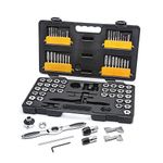 GEARWRENCH 77 Piece SAE/Metric Ratcheting Tap and Die Set -3887