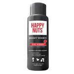 HAPPY NUTS Nut and Body Wash for Men - Sandalwood - Natural Men's Shower Gel - Body Wash (Big Wood)