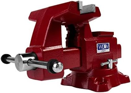 Wilton Utility Bench Vise, 6-1/2” Jaw Width, 6" Jaw Opening, 4" Throat (Model 676U)