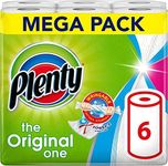 PLENTY Kitchen Towel, 6 White Rolls