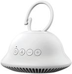MyBaby by Homedics SoundSpa On-The-Go, 4 Soothing Sounds: Shushing, Heartbeat, White Noise, Lullaby, AAA Battery Powered, Clip-On Design, Downward-Facing Speaker, Auto-Off Timer.