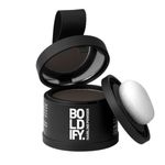 BOLDIFY Hairline Powder - Root Touch Up Hair Color for Gray Coverage - Bald Spot Concealing Hair Powder for Women and Men - 24-Hour Stain-Proof - Ash Brown