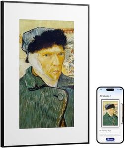 SwitchBot AI Art Frame 31.5'', Electronic Ink Picture Frame, Wireless Digital Photo Frame, Long Battery Life, Alexa Compatible, Wall Decoration, Home Décor, AI-Generated Art, Gift for Art Lovers