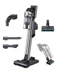 Samsung Jet 90 Stick Cordless Lightweight Vacuum Cleaner with Removable Long Lasting Battery and 200 Air Watt Suction Power, Complete with Telescopic Pipe, Titan Silver