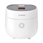 CUCKOO Multifunctional Electric Rice Cooker | 2 Litres Premium Non-Stick Pot | 6 Cups or 650 Grams Raw Rice Cooking Serves 2-6 People | 580 Watt Multi Cooker With 13 Menu Presets & Auto Clean Feature (White)