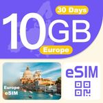 Europe eSIM Card 10GB 30Days - 4G L