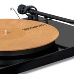 CoRkErY Recessed Turntable Platter Mat | Audiophile Anti-Static Slipmat | 1/8" Recessed