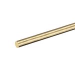 DMiotech 1Pack 6mm x 400mm, Brass Solid Round Rod, Brass Rod Lathe Bar Stock for DIY Craft