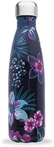 Qwetch - Bouteille Isotherme Originals Borneo Noir 500ml - 24h Froid et 12h Chaud - Etanche, Sans BPA & Réutilisable - Gourde inox isotherme pour Sport, Voyage, Bureau, Randonnée