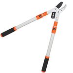 Kurtzy Heavy Duty Telescopic Anvil Lopper - 67-100cm / 26.38-39.37 Inches - Extendable Garden Tree & Branch Cutter - Professional Razor Blade Trimmer for Thick Branches