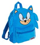 Sonic The Hedgehog Official 3D Plush Backpack Kids Boys Girls Sega School Book Lunch Sports Travel Bag Rucksack