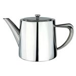 Café Olé DW-048 Derwent Teapot, Stainless Steel, 48oz (1.3 Litres), 4-5 Cup, Mirror Polished