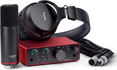 Focusrite Scarlett Solo Studio 4th Gen USB Audio Interface Recording Bundle