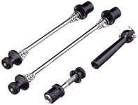 Unbekannt Quick Release Set 3 Pieces with 5-Point Lock Theft Silver