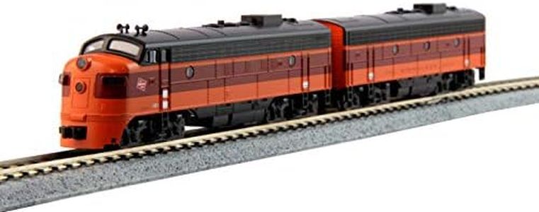 Kato USA Model Train Products N EMD FP7A + F7B Milwaukee Road Locomotive Two-Pack #95A #95B Two Locomotive Set