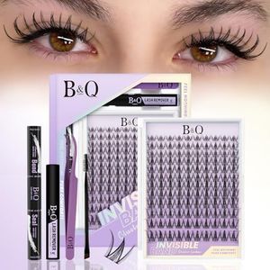 B&Q Snow Lotus Lash Clusters Kit DIY Lash Extension Kit for Beginner