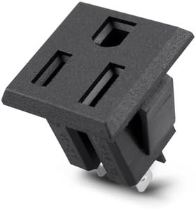 Popcorn Plug Socket Replacement Kit Fit for Great Northern Olde Midway Popcorn Machine Kettle Plug Socket