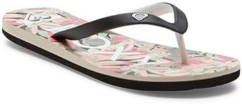 Roxy Women's Tahiti Sandal, Black Pink Soft Lime, 6 UK