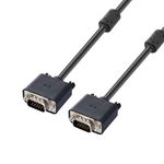 WiredCom® VGA to VGA Cable 1.5 M Support PC/Monitor/LCD/LED,Plasma,Projector,TFT. VGA to VGA Converter Adapter Cable (Set Of 1) (1.5 Meter) (Black Vga Cable)