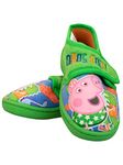 Peppa Pig Boys Slippers George Pig Green 6