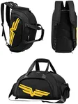 FIORETTO 30L Sports Gym Duffle Bag with Wet Pocket & Shoe Compartment, Weekender Hospital Overnight Bag for Women, Sports Holdall Backpack
