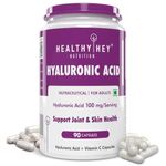 HealthyHey Nutrition Hyaluronic Acid 2X Plus Veg Capsules -90 Count