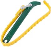 ikis 9" Belt Type Oil Filter Wrench Auto Tool Engine Box Spanner Oil Fuel Filter Wrench Tool Spanner Key Tool Yellow Belt 225 Single Sided Adjustable Wrench