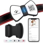 Pawview NFC & QR Code ID Tag for Pets,Silent Personalized Dog Tag,Slide-On Engraved Dog Tag with Online Pet Profile,Smart Lost Pet Recovery Durable Dog Identity Tag,No Subscription,Waterproof