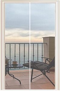 YUFER Magnet Screen Door 38 x 84, Magnetic Mesh Screen Door with Heavy Duty Fits Door Size up to 36"x84" Max-White……