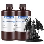 ANYCUBIC ABS-Like Resin Pro 2, 3D Printer Resin with Enhanced Strength and Toughness, High Precision and Minimal Shrinkage 3D Resin, Widely Compatible with All Resin 3D Printers(Black, 2kg)