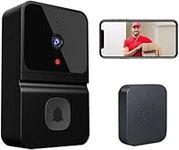 Doorbell Camera Wireless,Smart Video Doorbell Cam Home Intercom HD Night Vision WiFi Rechargeable Security Doorbell Cameras,2-Way Audio,Cloud Storage,APP Control,Doorbell Camera for Apartment