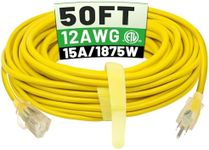 POWGRN 50 ft 12/3 Outdoor Extension