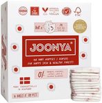 Joonya Baby Diapers, Size 3 M (9-18 lb) - 6 Bags of 28 (168) - New Range - NonToxic, Eco-Friendly, Ultra Slim, Overnight Use - Made in Denmark