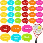 24 Pcs Tennis Vibration Dampener Colorful Tennis Racket Dampener for Women Men Tennis Gift Accessories, 6 Styles