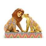 Enesco Disney Traditions by Jim Shore The Lion King Simba and Nala Snuggling Figurine, 5.12 Inch, Multicolor