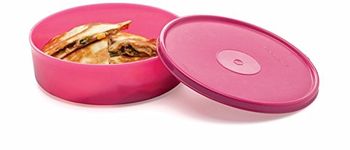 Signoraware Classic Round Big Container, 800ml, Set of 1, Pink (Plastic)