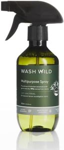 Wash Wild Multipurpose Spray 300ml, Lemon Eucalyptus, Household Grade Disinfectant, 99%+ Plant-Based Ingredients, Gentle & Non-toxic