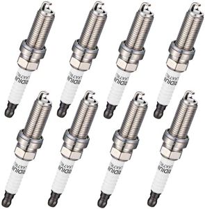 BDFHYK 6441 Iridium Spark Plugs Compatible with ILX 128i 323i 528i Civic ES350 GX460 LX570 RX350 RX450h Legacy Outback 4Runner Avalon Camry Highlander RAV4 Sequoia Replacement for LFR6AIX-11 Set of 8