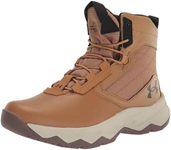 Under Armour mens Stellar G2 6" Lace Up Military and Tactical Boot, (200) Utility Light Brown/Summit White/Black, 11 US