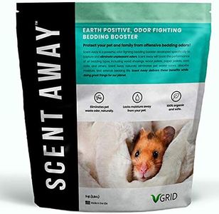 SCENT AWAY | Small Animal Bedding Deodorizer | 100% Natural & Fragrance Free, Non-Toxic Pet Odor Eliminator for Home | Active Carbon & Zeolite Extends Pet Bedding Life | Deodorizer for Pets 4lbs