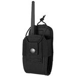 FRTKK Tactical Radio Holder Radio Holster Molle Radio Pouch Universal Radio Case Military Heavy Duty Radio Bag for Police Firefighter Two Ways Walkie Talkies Vest (Black-small)