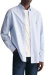 GANT Men's REG Oxford Shirt, Light Blue, XL